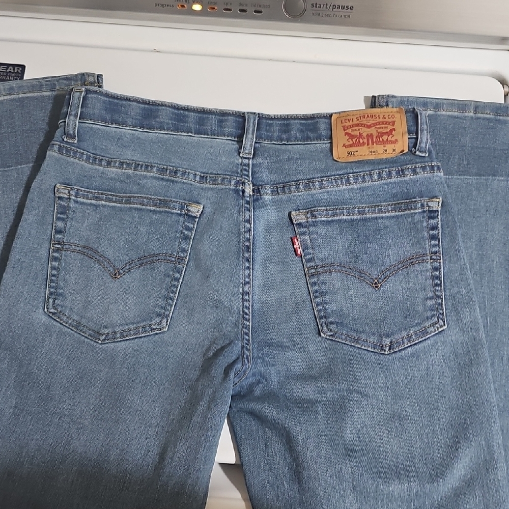 Levi's 502 Boys 16 REG Light Blue Straight Jeans